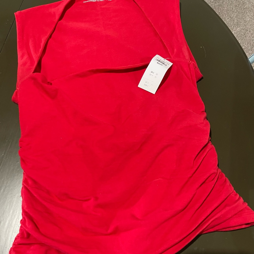 Abercrombie & Fitch Red Women's Top